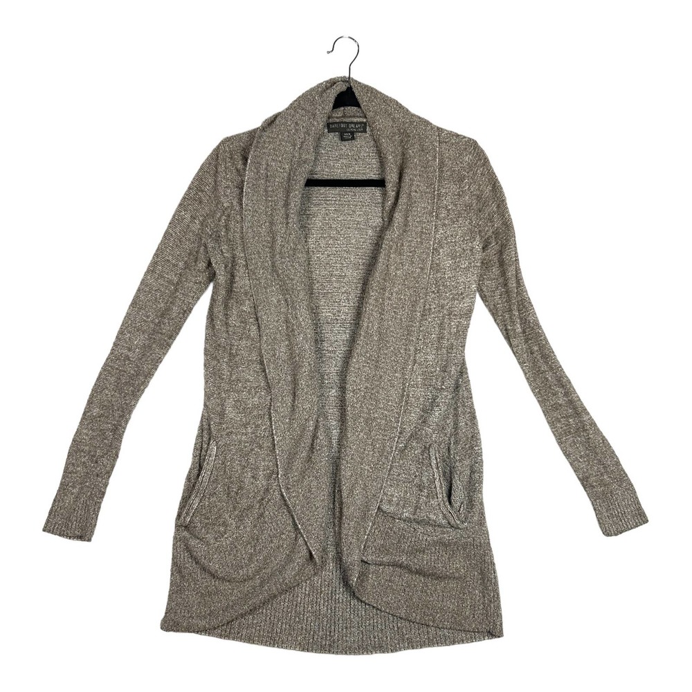 Barefoot Dreams Size XS/S CozyChic Ultra Lite Circle Cardigan Deep Taupe Tan 452